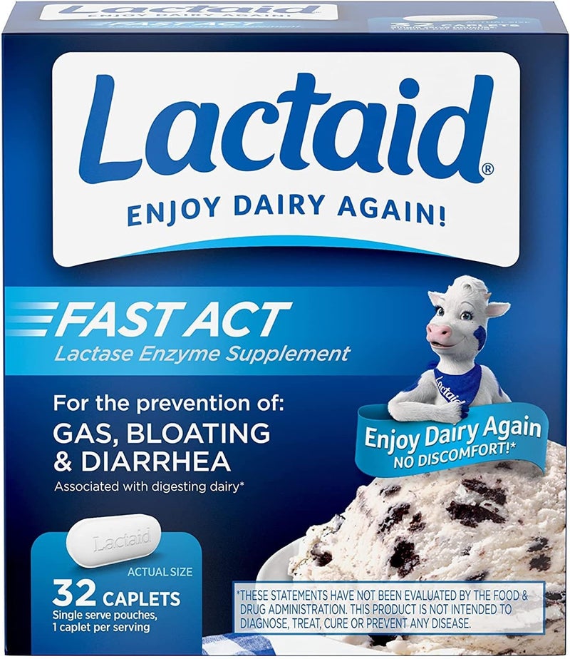 LACTAID CAPLETS Fast ACT 32 caplets 2 Pack - Image 1