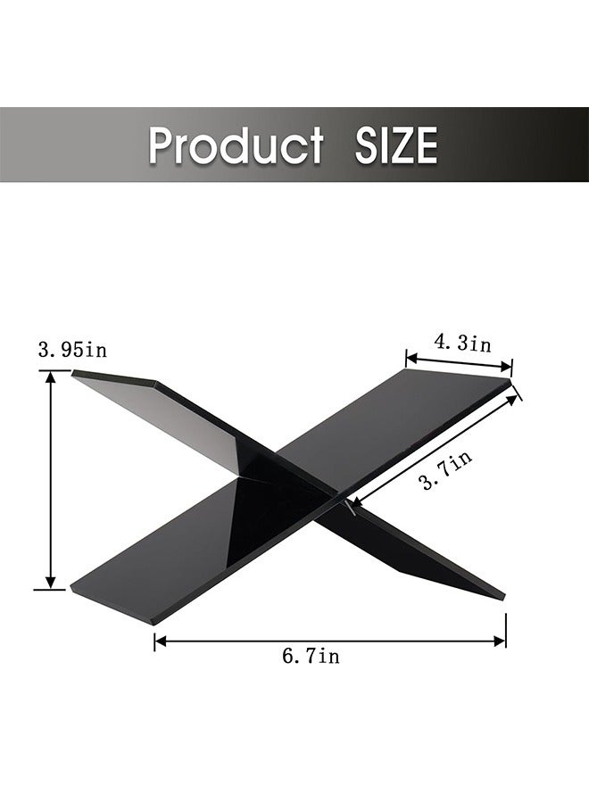 1 Set Book Stand, Reading Stand, Portable Adjustable Reading Document Stand, for Open and Closed Books, Magazines, Textbooks(black) - Image 2