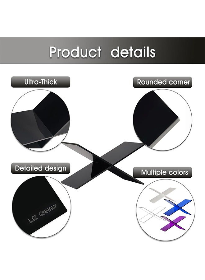 1 Set Book Stand, Reading Stand, Portable Adjustable Reading Document Stand, for Open and Closed Books, Magazines, Textbooks(black) - Image 3