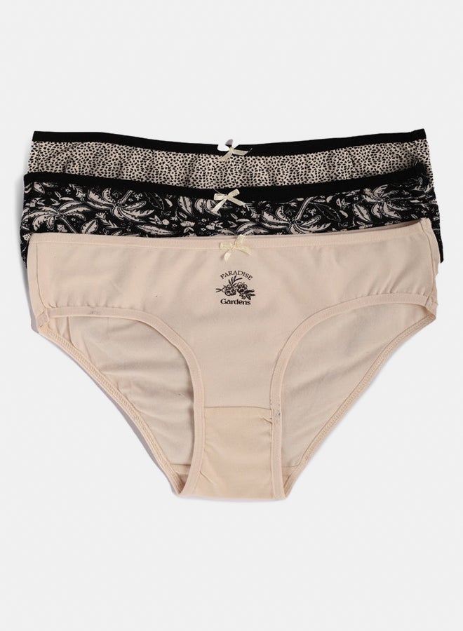 Carina Pack of 3 Colored Bikini Panties - Image 1