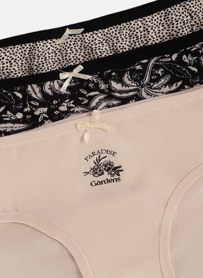 Carina Pack of 3 Colored Bikini Panties - Image 3