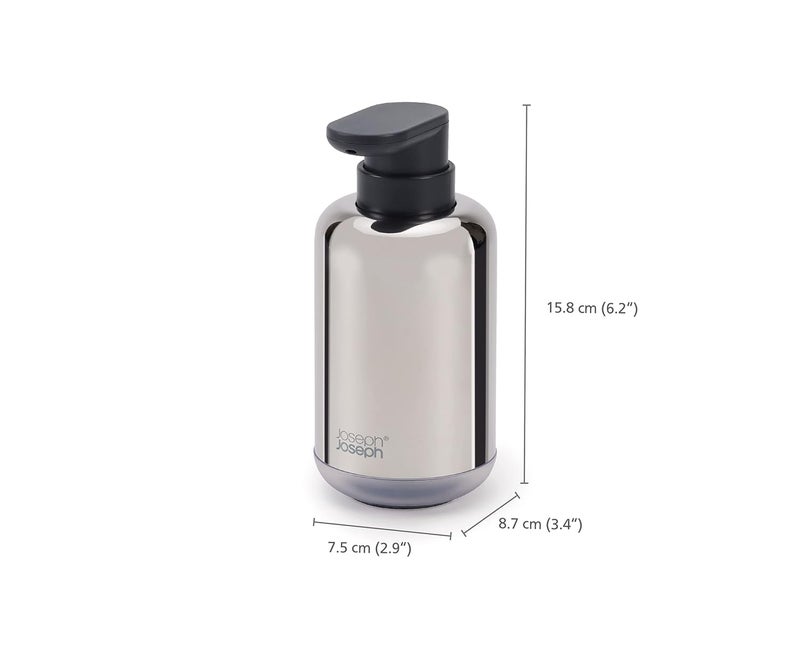 Joseph Joseph Joseph Joseph Soap Dispenser, Stainless Steel, One Size  - Image 2