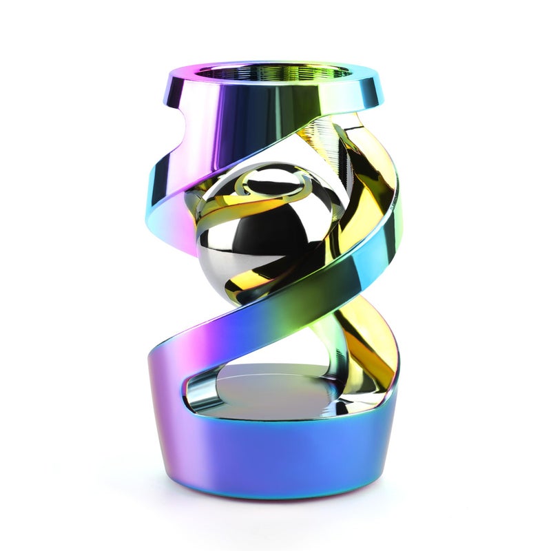 DOLASEV Upgraded Kinetic Desk Toys Adult Fidgets for Anxiety and Stress Desk Toys for Office for Adults Fidget Toys Adults Rainbow - Image 2