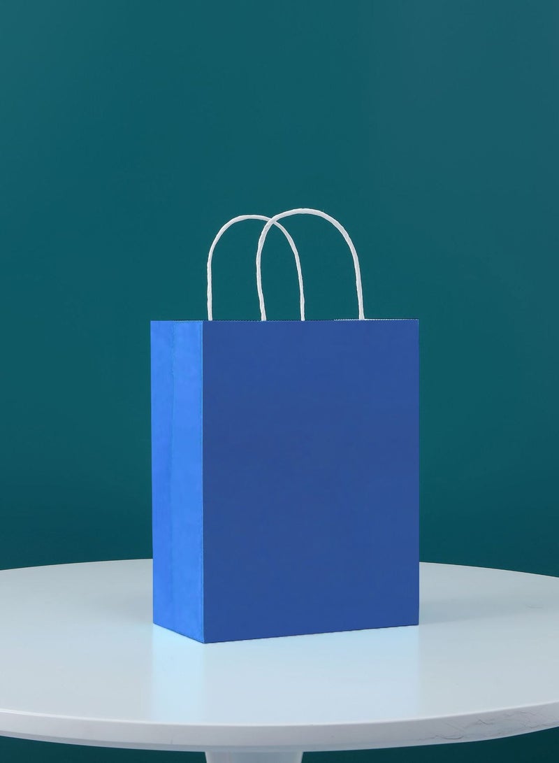 Cool Baby COOLBABY 12 PCS/Bag Medium Gift Bags Kraft Paper Bags with Handles for Party Favors (21 x 27 x 11cm,BB)