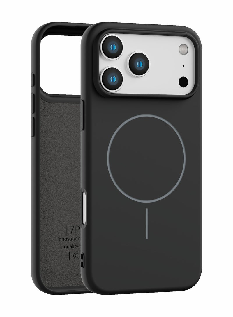 دوسالا جراب مغناطيسي لهاتف iPhone 17 Pro Max [متوافق مع MagSafe] [بطانة ناعمة من الألياف الدقيقة مضادة للخدش]، جراب هاتف من السيليكون الممتاز