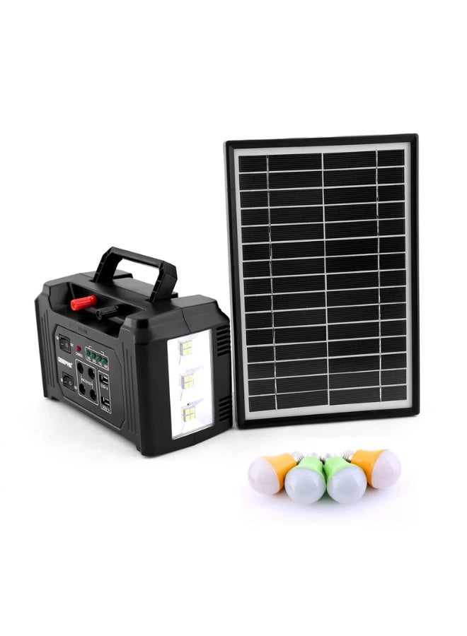 جيباس محطة طاقة Geepas GPS5593N قابلة لإعادة الشحن مزودة بلوحة شمسية | سعة بطارية 7000 مللي أمبير/ساعة | مصدر طاقة محمول للتخييم والأنشطة الخارجية - Image 3