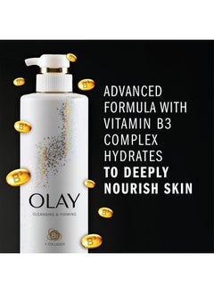 Olay Body Lotion for Women, Brightening with Vitamin C Serum, Visibly Bright & Radiant Skin, 24hr Moisture & Hydration, Fast Absorbing Formula, Vitamin B3 Complex, For All Skin Types, 17 fl oz  - Image 3