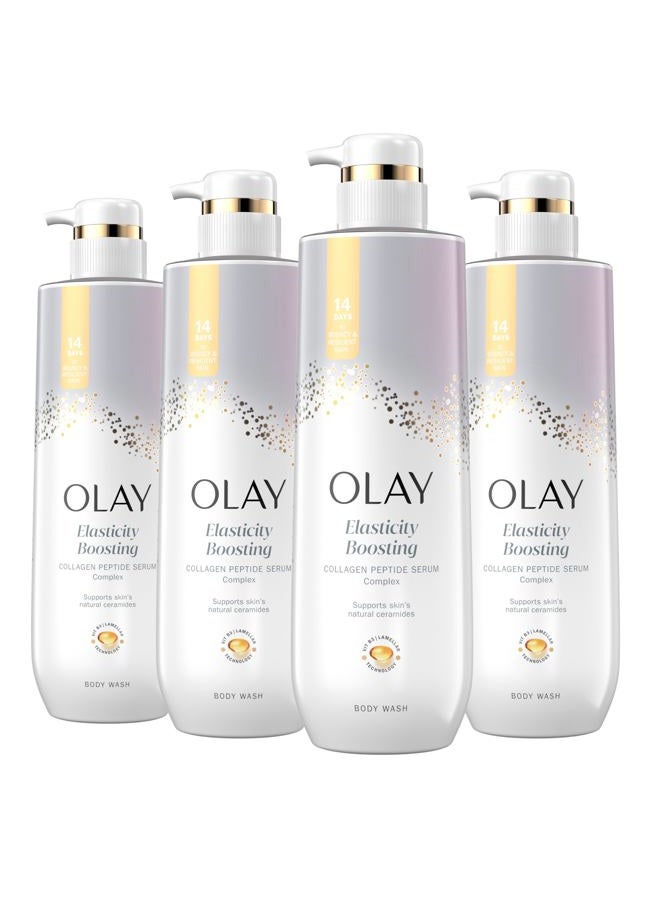 Olay غسول الجسم المنظف والمشدود من أولاي مع فيتامين ب3 والكولاجين، 17.9 أونصة سائلة - Image 1