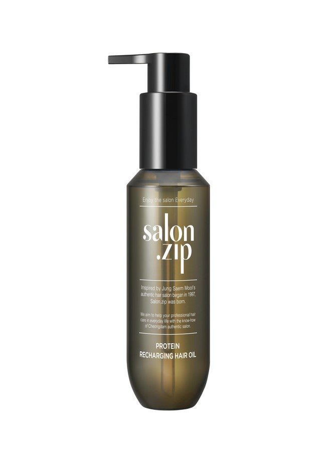 JUNG SAEM MOOL OFFICIAL] Salon.zip Protein Recharging Hair Oil, 3.38 fl.oz. (100ml) - Image 1