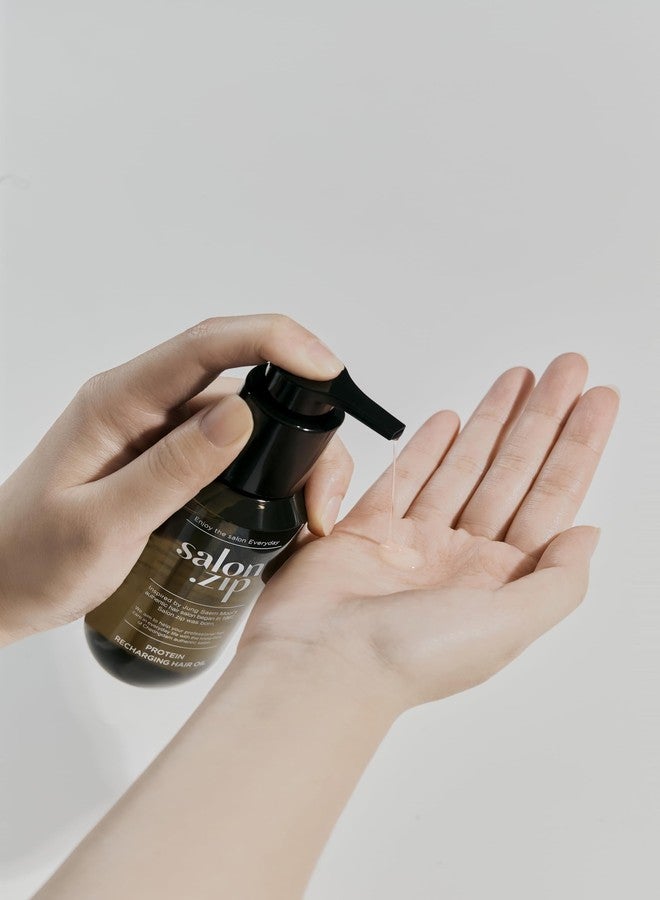 JUNG SAEM MOOL OFFICIAL] Salon.zip Protein Recharging Hair Oil, 3.38 fl.oz. (100ml) - Image 3