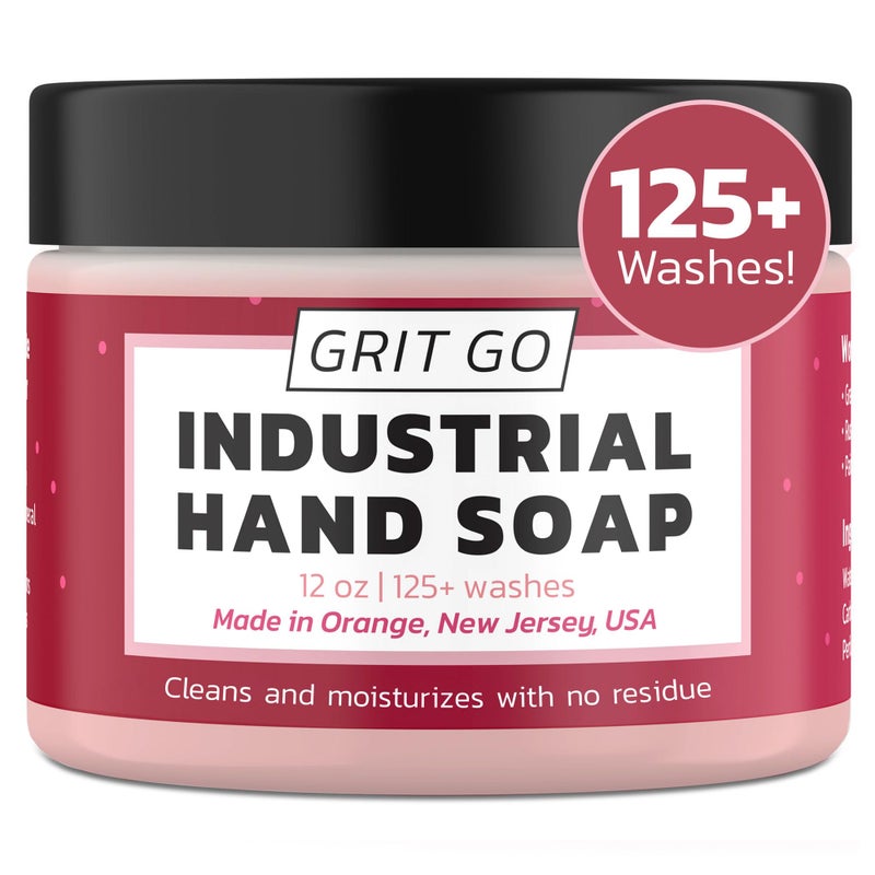 Grit Go Industrial Hand Soap - Removes Grease, Oil, Rust & Paint; A hand cleaner for mechanics, construction workers, and all working hands, Made in America - Image 1