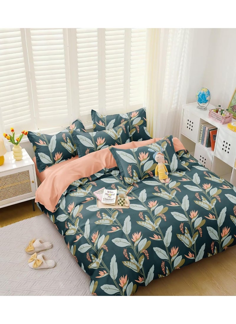 WYTOMAH Wytomah Vibrant Designs Ultrasoft Fabric King Size Double Bed 90x100inch DuvetRajai Covers Multicolor VII 