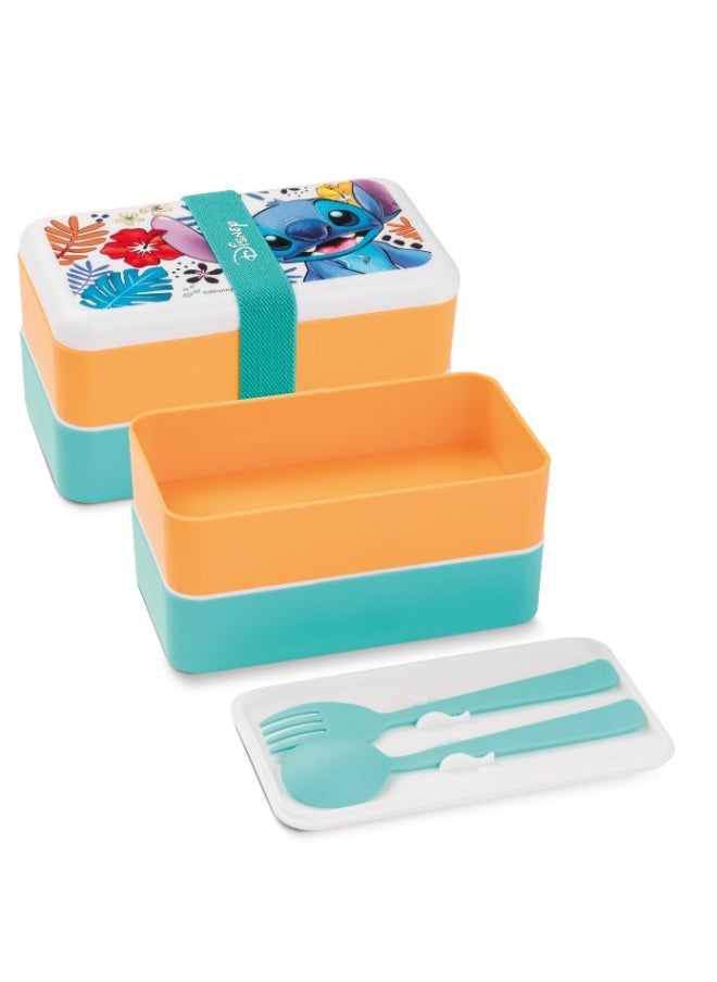 EGAN Lunch Box Stitch 18X10 cm White Color Material is Polypropylene  - Image 2