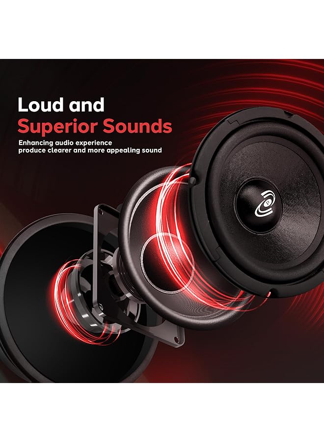 Pyle 1 Pdmw6 Loudspeaker Speaker Medium Bass Round 165 Cm 165 Mm 6.5" 125 Watt Rms 250 Watt Max Impedance 8 Ohm House Dj Parties Disco Party Car, 1 Piece - Image 4