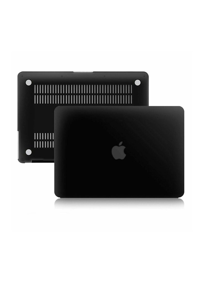 CATANES MacBook Pro 13-inch Model A1706 (2016) Protective Case Hard Shell Laptop Cover Front and Back Sleeve Case Black - Image 2