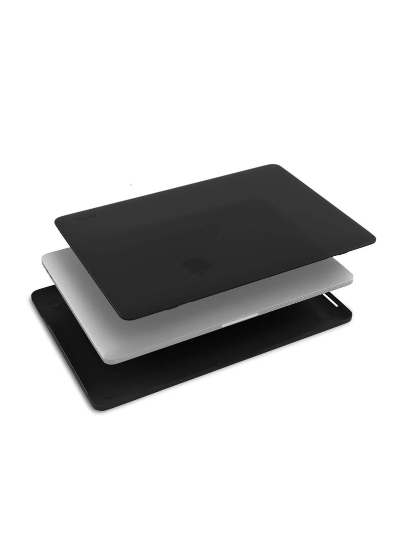 CATANES MacBook Pro 13-inch Model A1706 (2016) Protective Case Hard Shell Laptop Cover Front and Back Sleeve Case Black - Image 3