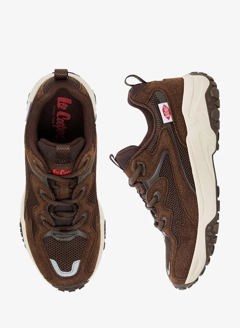 Women Panelled Lace-Up Ankle Sneakers