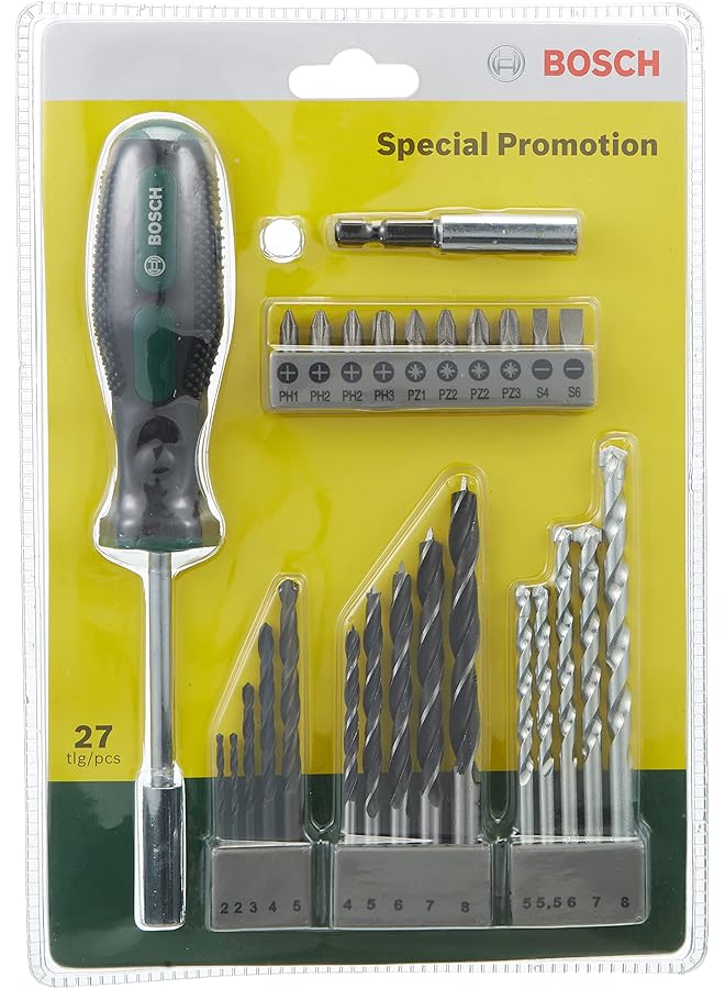 BOSCH Drill And Screwdriver Bit Set 27 Pcs - Image 1