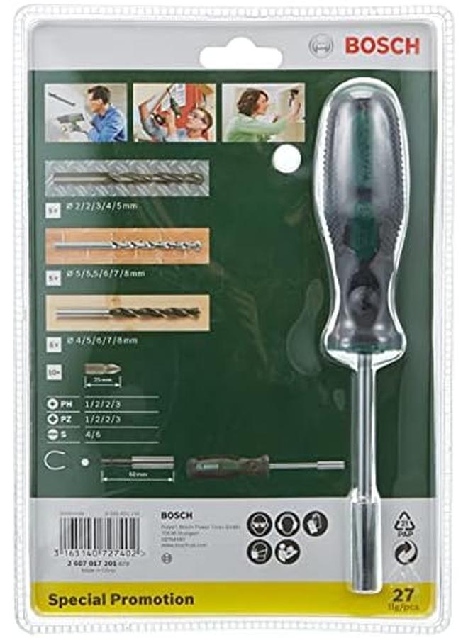 BOSCH Drill And Screwdriver Bit Set 27 Pcs - Image 3