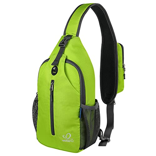 WATERFLY Crossbody Sling Backpack Sling Bag Travel Hiking Chest Bag Daypack - Image 1