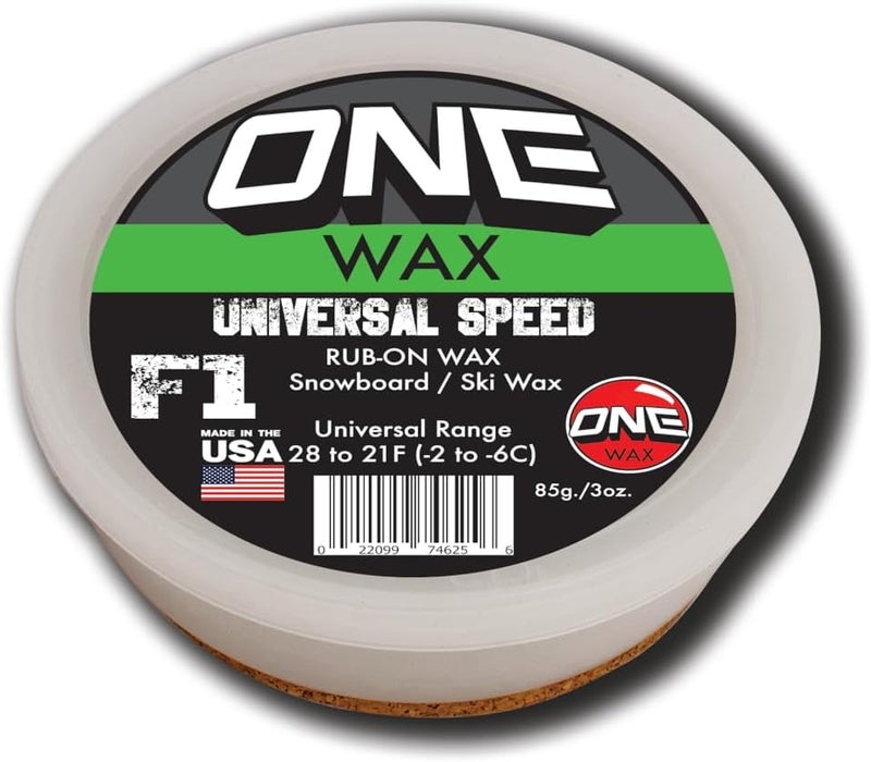 ONEBALL شمع فرك عالمي One Ball Jay F-1 للتزلج على الثلج والزلاجات، 85 جرام - Image 1