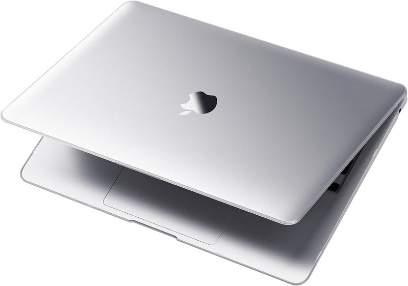 soonjet Invisible Armor Compatible for Macbook Air 13 inch Case M1 2020 2019 2018 [Shockproof Protector] Sturdy Protective Hard Shell Cover for Laptop A2337 A2179 A1932 (Matte Clear) - Image 1