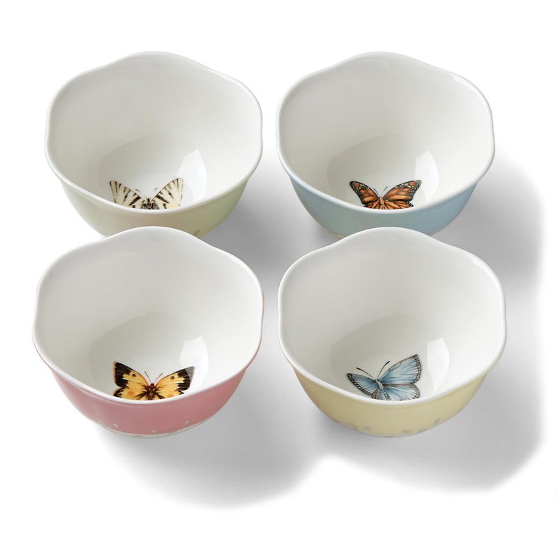 Lenox 791720 Butterfly Meadow 4Piece Dessert Bowl Set
