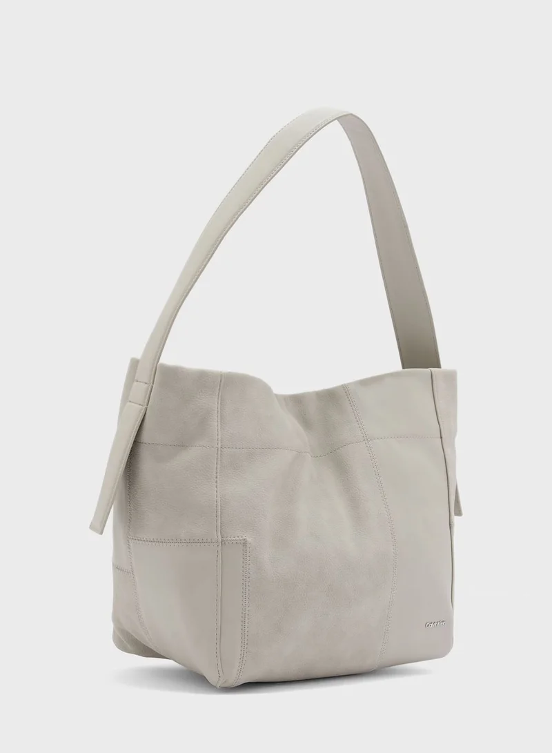 CALVIN KLEIN Texture Block Medium Shopper