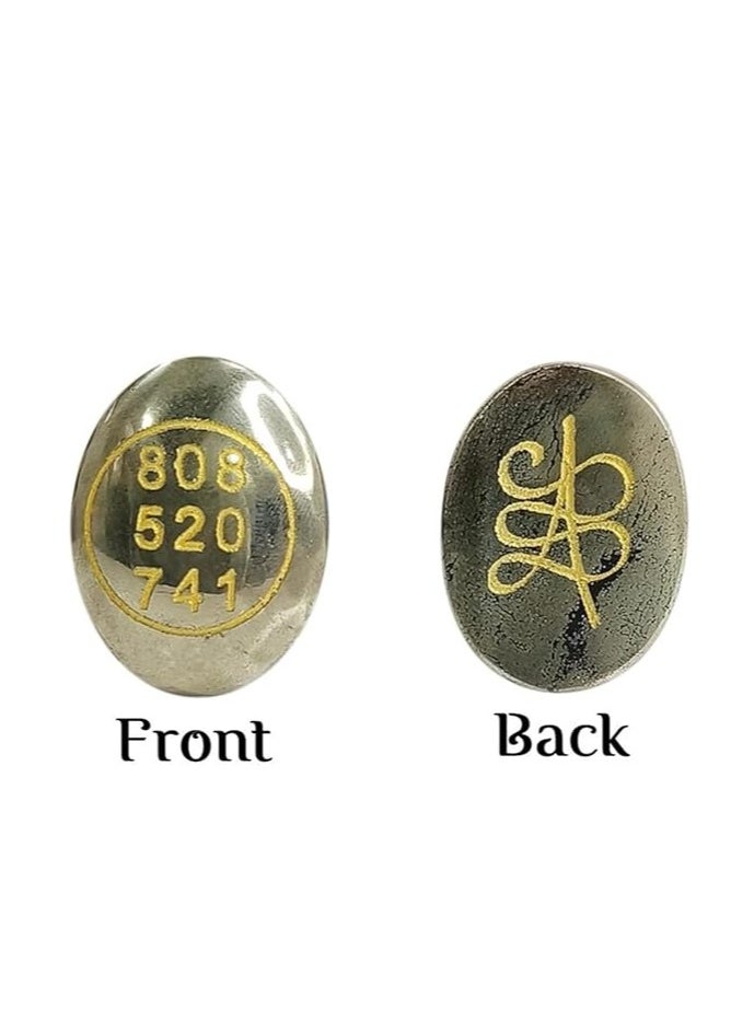 REBUY REBUY Pyrite Stone Money Switch Coin Pyrite Money Switch Word and Zibu Symbol Coin  - Image 3