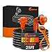 Ficstar 30 Amp RV Extension Cord25 ftHeavy Duty Generator Extension Cord with LED Power Indicator30 AMP Female 90 Twist Lock Adapter with Reverse Polarity LampNEMA TT30P to L530R120V125V - Image 2