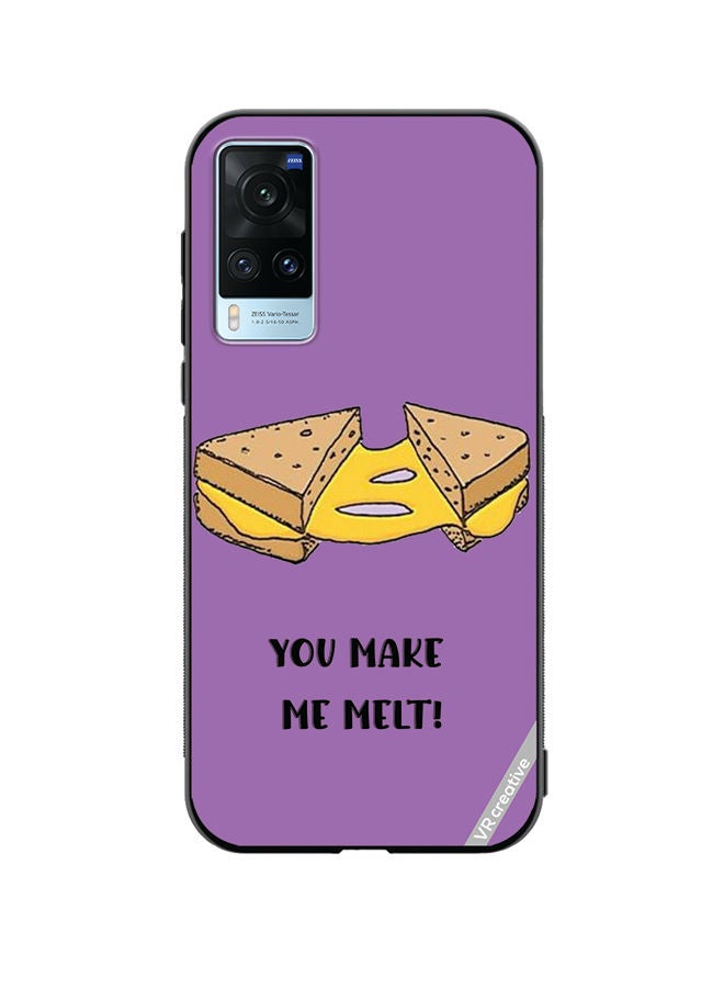 VR CREATIVE Protective Case Cover For Vivo X60 You Make Me Melt Design Multicolour - Image 1