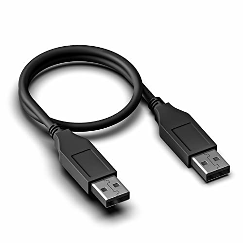 LS LAPSTER Quality Assured Fast Speed Usb 3.0 Type A Cable, Usb Male To Male, Cable Cord For Laptop Cooling Pad, Hard Drive (Black-50Cm) - Image 1