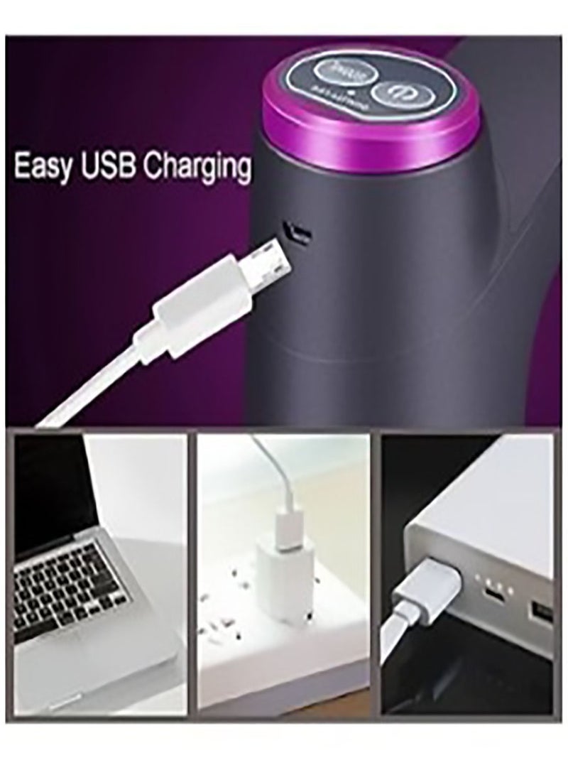 موزع مياه أوتوماتيكي لإبريق عالمي سعة 3-5 جالون - مضخة مياه كهربائية قابلة لإعادة الشحن عبر USB، موزع زجاجات مياه مريح ومحمول - Image 3