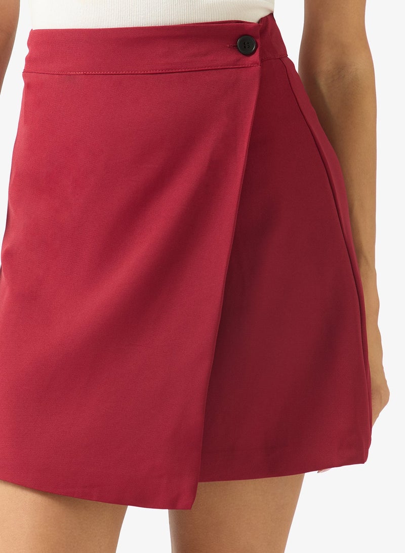 Ginger Mini Wrap Skirt - Image 4