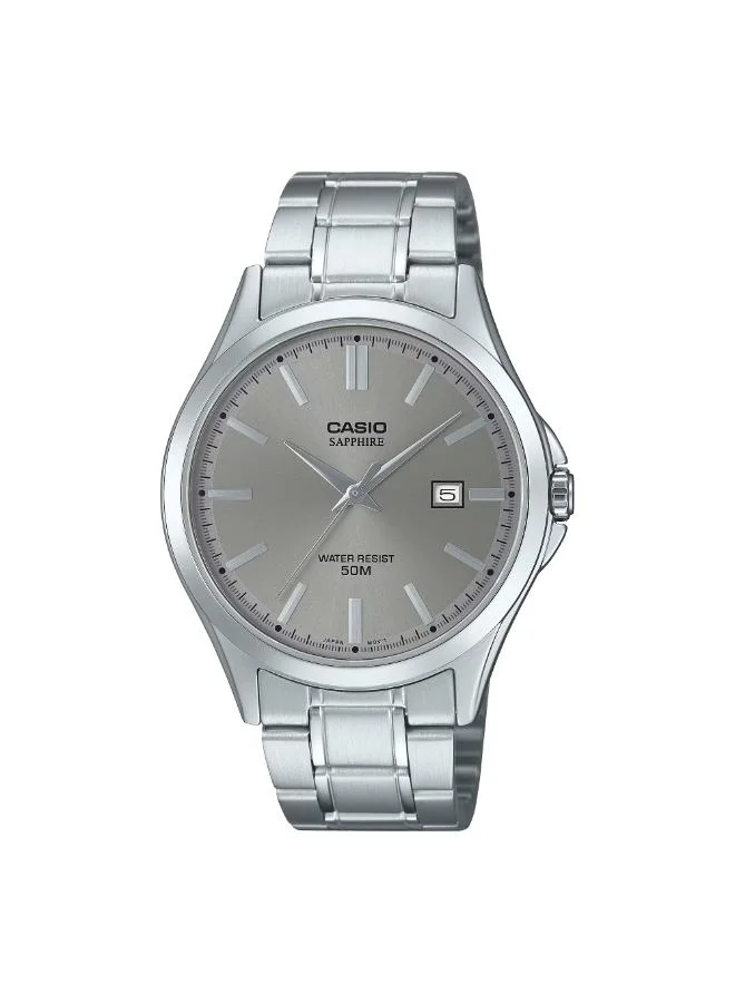 كاسيو Men's Stainless Steel Analog Watch MTS-115D-8AVDF - 41.3 mm