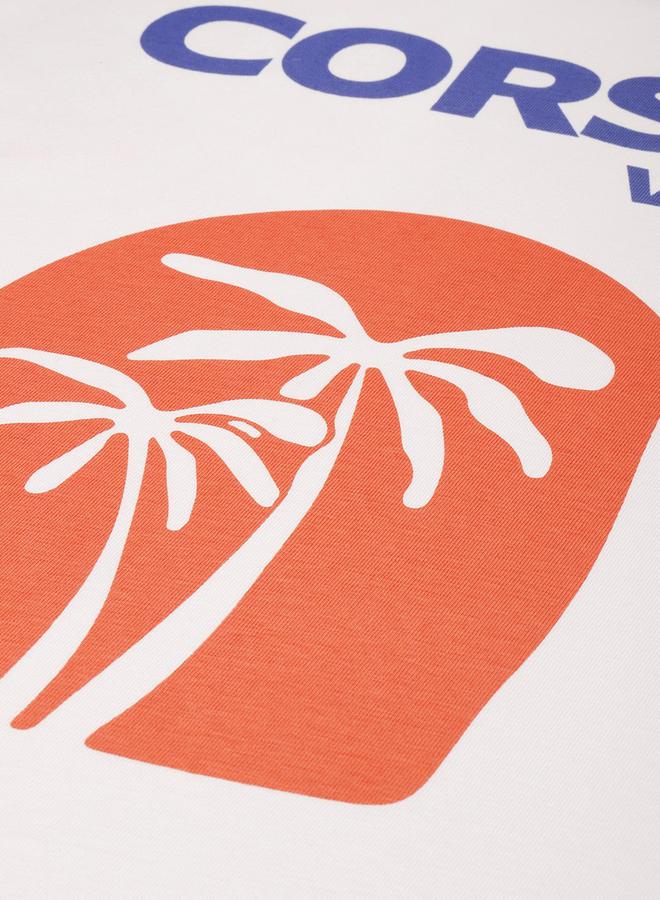 ديلينجر تيشيرت بطبعة جرافيك كورسي فايبز فضفاض من ديلينجر - Image 2