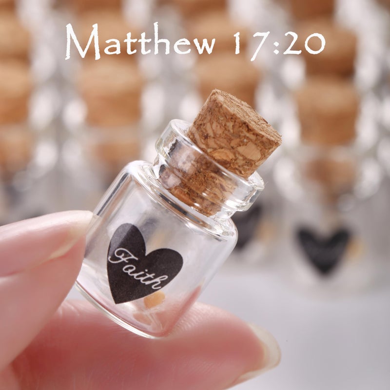 Qpige Bulk 30 Have a Little Faith Card Christian Gifts for Women, School Church Wedding Baptism Unique Christian Religious Inspirational Gifts for Women Men(Heart-30) - Image 4