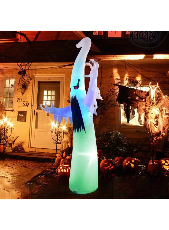 GOOSH 6 FT Height Halloween Inflatable Outdoor Colorful Dimming Ghost, Blow Up Yard Decoration Clearance with LED Lights Built-in for Holiday/Party/Yard/Garden - Image 4