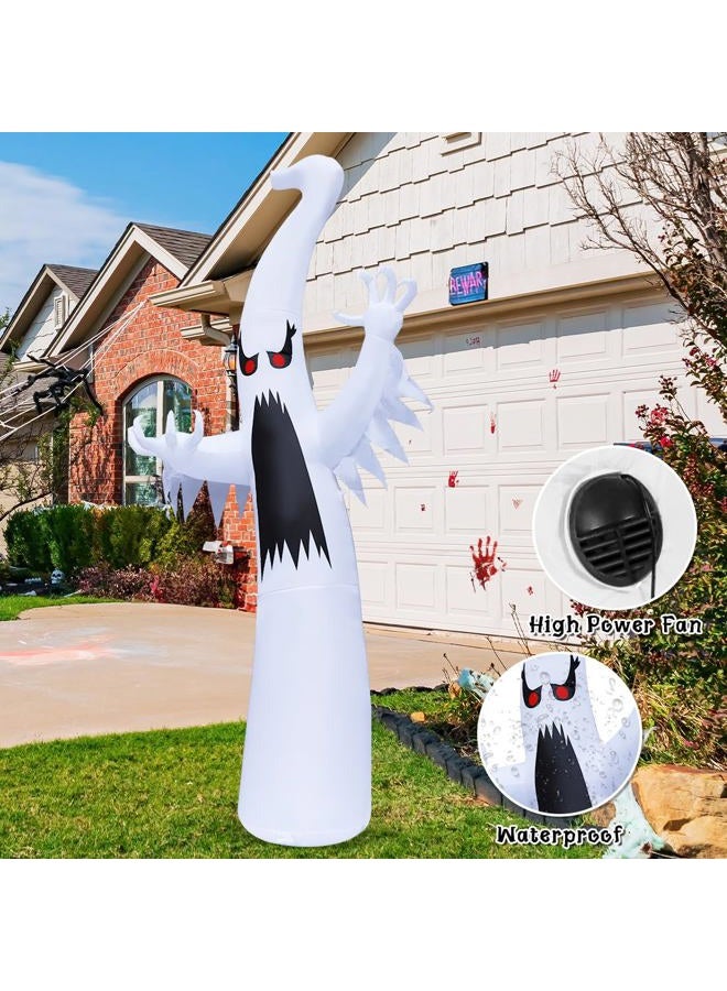 GOOSH 6 FT Height Halloween Inflatable Outdoor Colorful Dimming Ghost, Blow Up Yard Decoration Clearance with LED Lights Built-in for Holiday/Party/Yard/Garden - Image 5