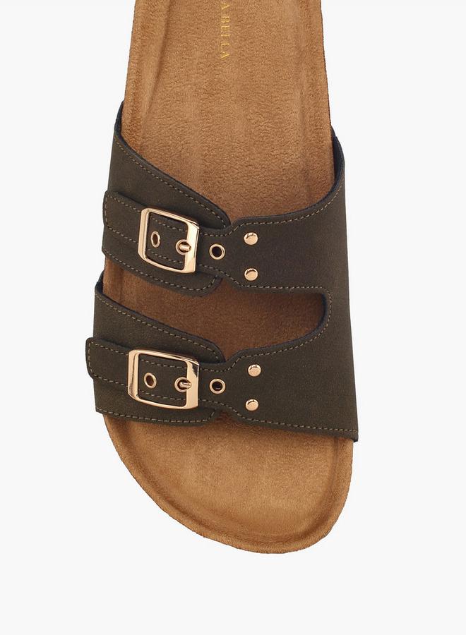 Flora Bella By Shoexpress Women Studded Double Strap Sandals - Image 3