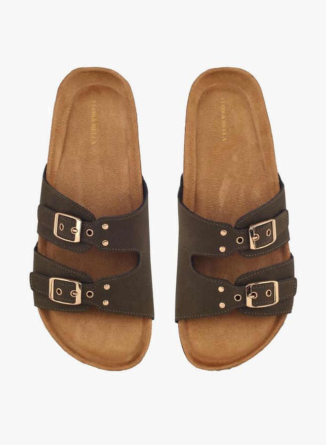 Flora Bella By Shoexpress Women Studded Double Strap Sandals - Image 2