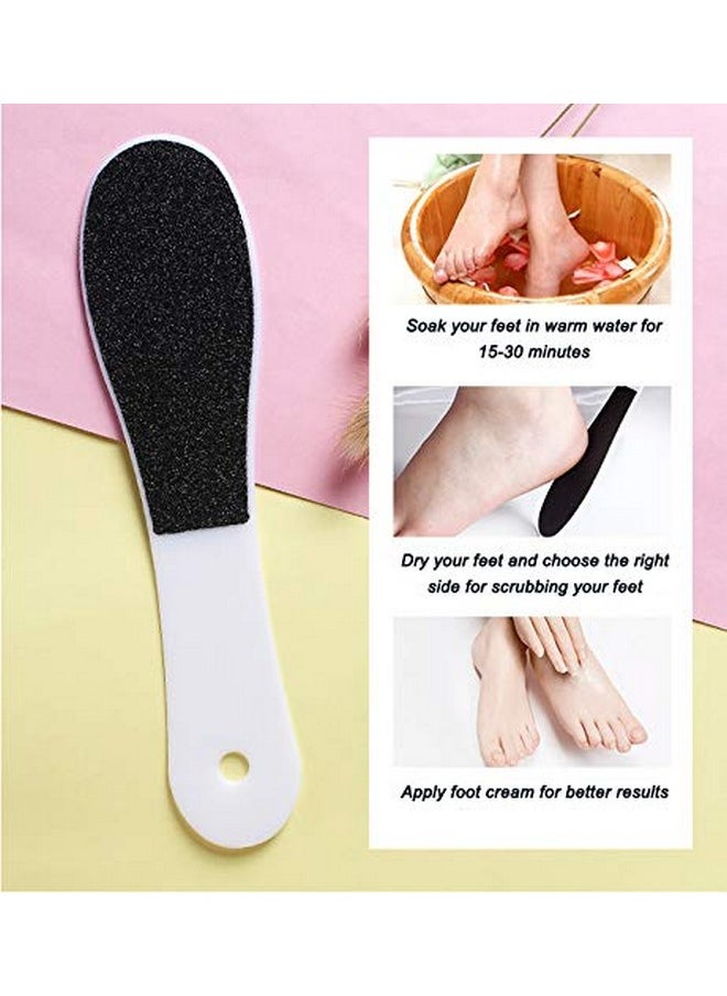 Agirlvct - 10 Pcs Foot File Callus Remover For Feet Double Side Foot Scrubberprofessional Foot Sander For Dead Skin Foot Rasp Pedicure Tool For Women Mother Manicure Beauty Shop Spa Smoothing Skin - Image 1