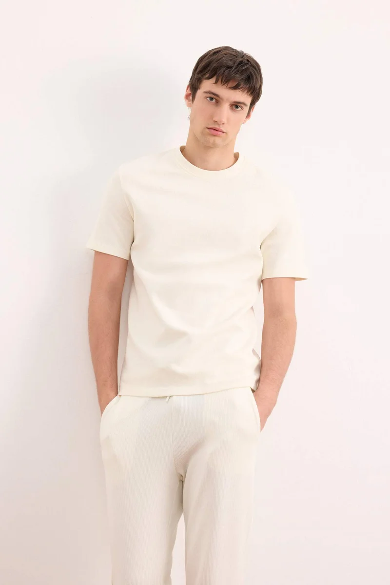 DeFacto Regular Fit Crew Neck Short Sleeve T-Shirt