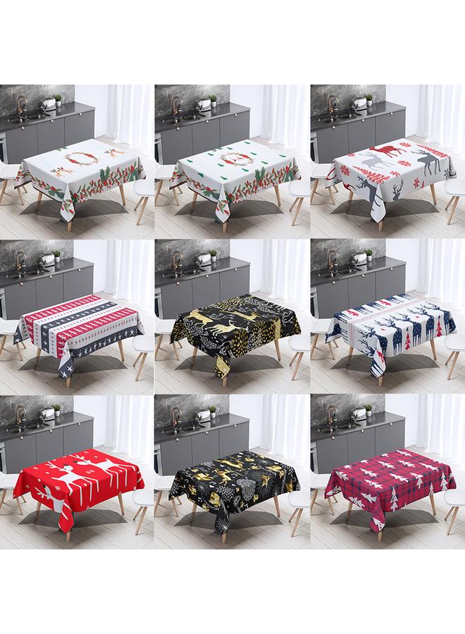Bluejw Christmas Decorative Dining Table Cloth Party Holiday Evening Restaurant Meal Covering Cloth Decorative Waterproof Table Cover Custom - Image 3