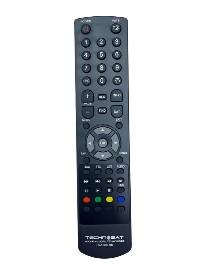 Technosat Replacement Remote Control For Technosat TS-1000 HD Satellite Receiver - Image 2