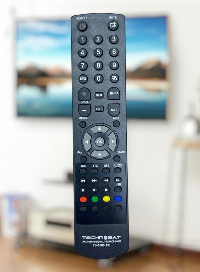 Technosat Replacement Remote Control For Technosat TS-1000 HD Satellite Receiver - Image 1