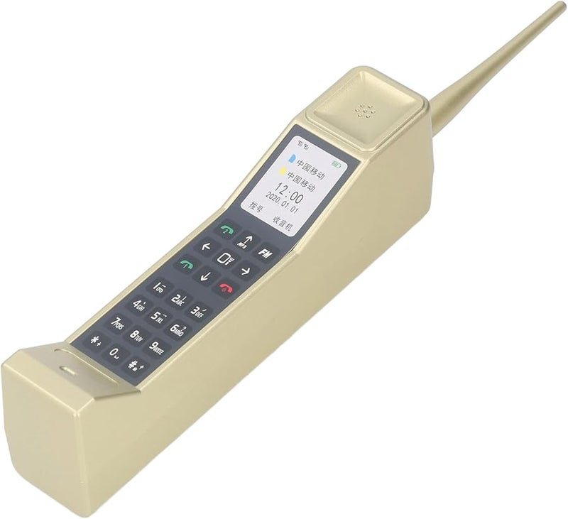 Vintage Retro Mobile Phone Model Gold Nostalgic 80s 90s Simulation Props Home Office Decor - Image 5