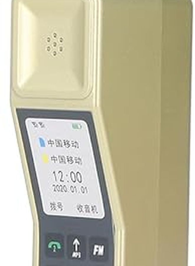 Vintage Retro Mobile Phone Model Gold Nostalgic 80s 90s Simulation Props Home Office Decor - Image 1