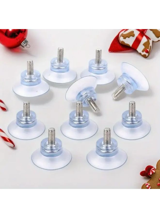10pcs Transparent M6 Screw Rubber Suction Cups For Glass Table Top Replacement - Image 2