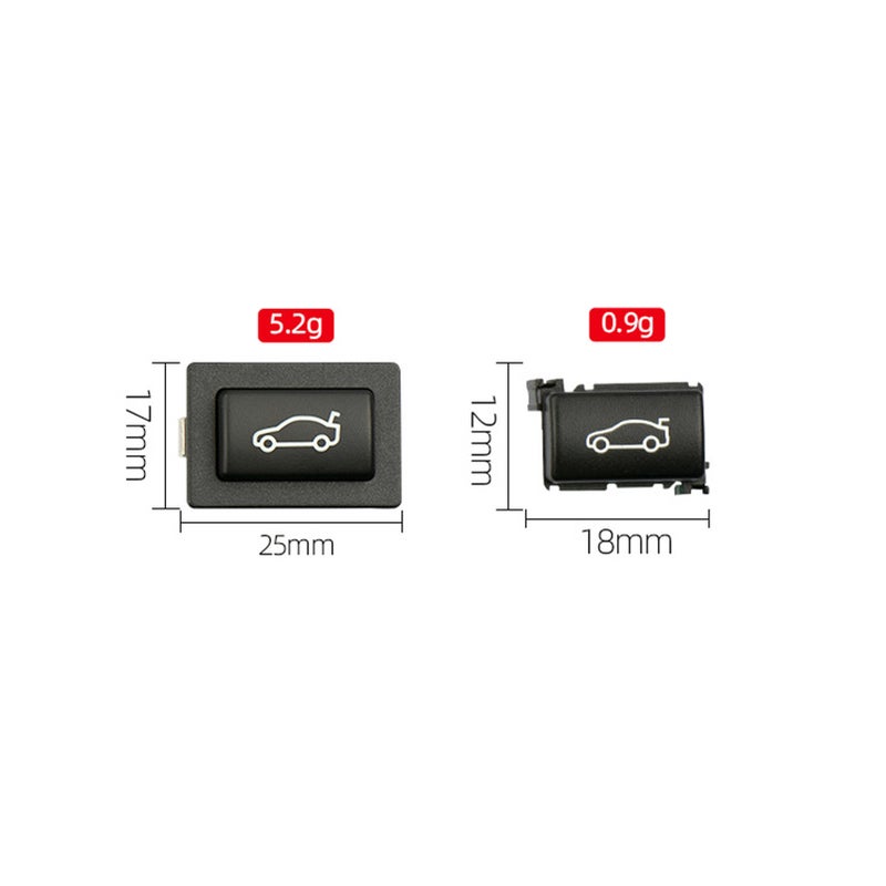 Tailgate Rear Trunk Switch Button Cover Replacement for BMW 1 2 3 4 5 6 7 X1 X3 X4 Z4 Series E60 E70 E90 F20 F22 F30 F36 F10 F01 F25 E84 E89 - Image 4